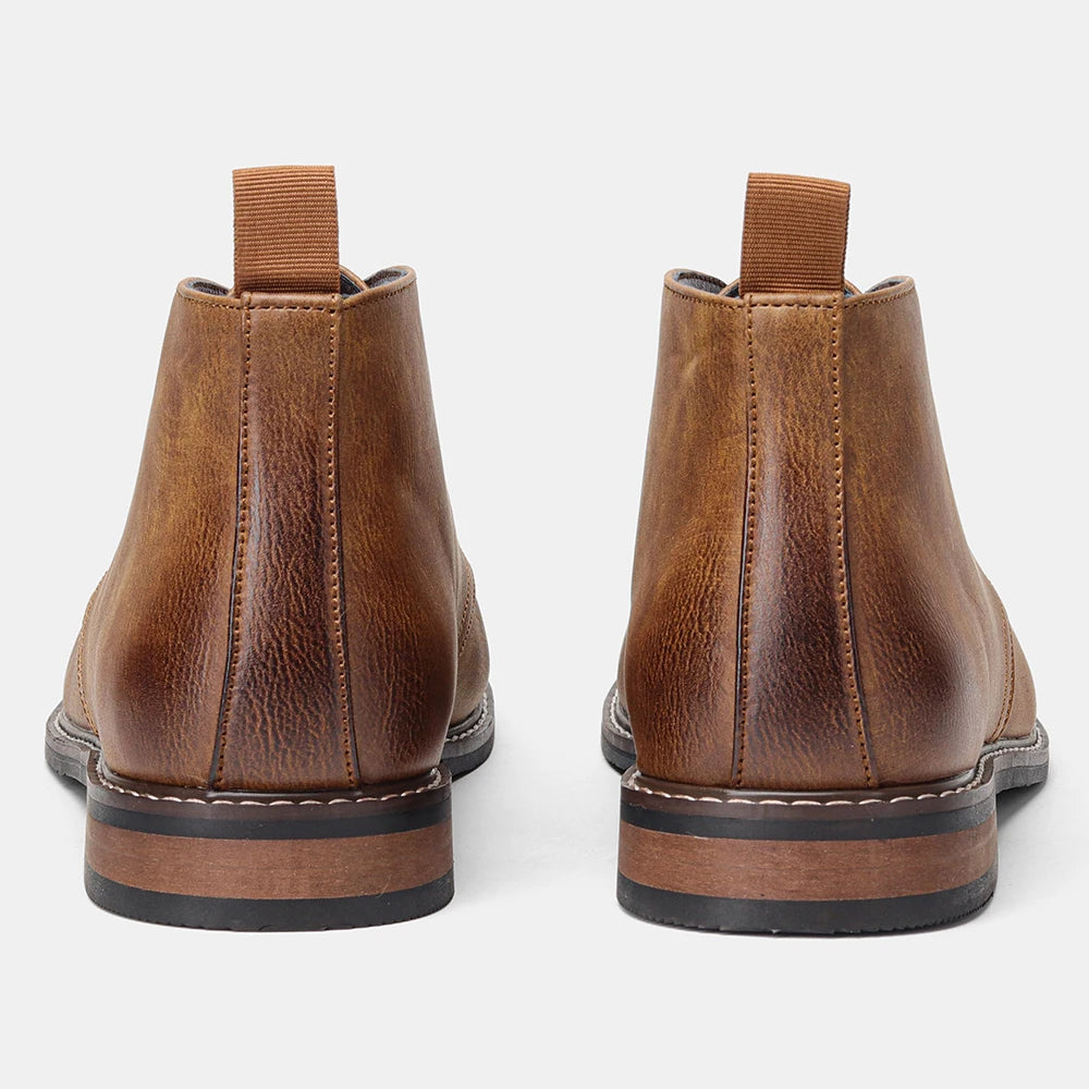 Retro Men Ankle boots Brand Plus Size Desert Boots Comfortable Leather Boots For Men#KD589
