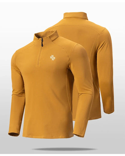 Men's High Quality Cycling Hiking Outdoor Sports Long Sleeve T-Shirt Leisure Speed Dry Running Fitness Sports Clothing Tops