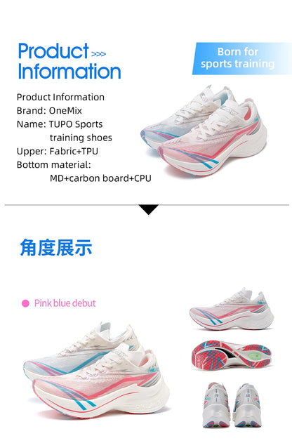 2026 Tupo New Carbon Plate Marathon Running Shoe Pro Tests Stable Support For Shock-absorbing Ultralight Bounce Sneakers