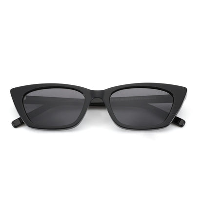 Retro Small Cat Eye Polarized Sunglasses Handmade Pure Acetate Fashion Ladies Sun Glasses Shade