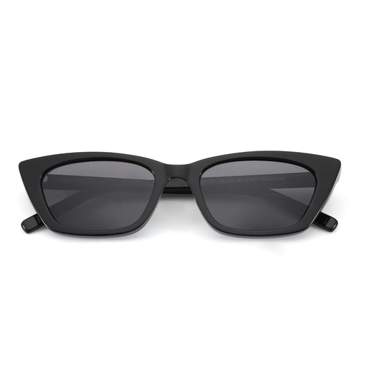 Retro Small Cat Eye Polarized Sunglasses Handmade Pure Acetate Fashion Ladies Sun Glasses Shade