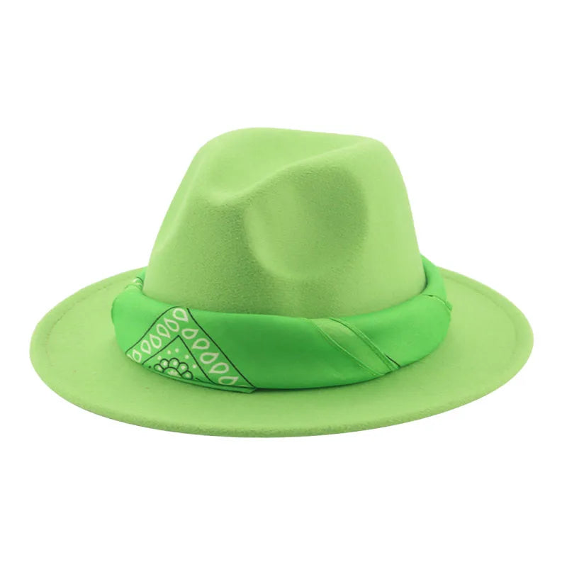 Hats for Women Fedoras Felted Hat Men Women Band Western Cowboy Jazz Caps Dancer Outdoor Women Fedora Hat шляпа женская шляпа