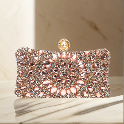 Diamonds Evening Bags Party Wedding Clutch Rhinestones Hot Design Chain Shoulder Handbags