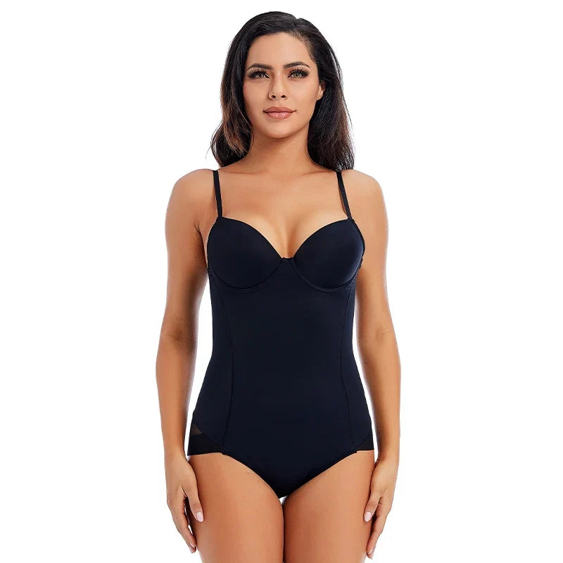 Bodysuit Women Shapewear Body Shaper With Cup Compression Bodies Belly Sheath Waist Trainer Reductive Slimming Underwear