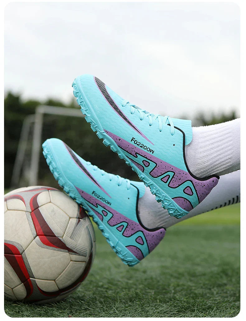 2026 New Men Soccer Shoes Breathable Football Boots FG/TF Turf Boots Non-Slip Wear Resistant Adult Outdoor Training Match Sports