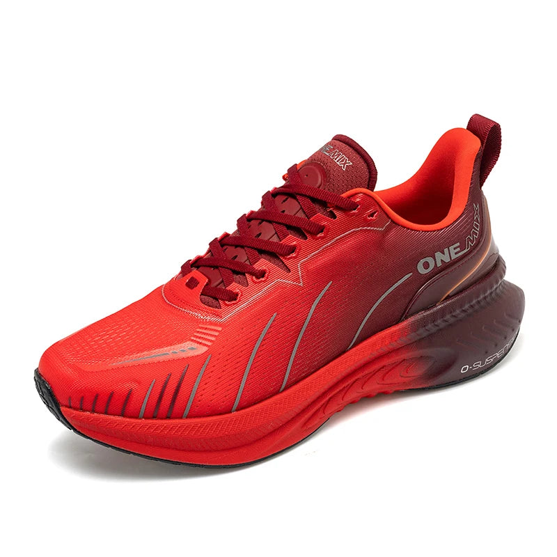New Cushioning Running Shoes For Men Suitable Heavy Runners Lace Up Sports Women Non-slip Outdoor Athletic Male Sneakers