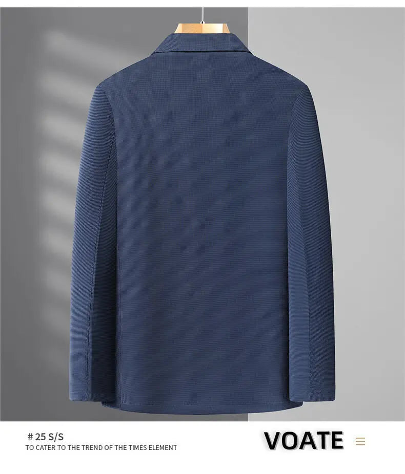 Blazer Summer Men's Casual Fashion Korean-style Business Solid Color Breathable, Lightweight and Sun-protective Clothing Blazer