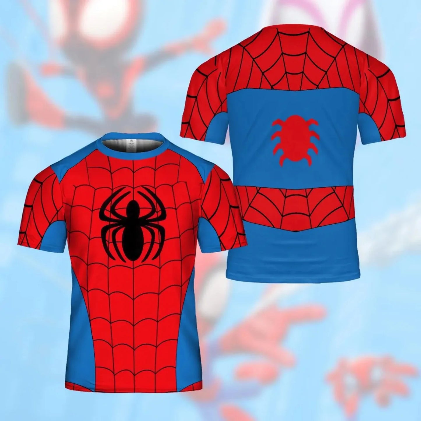 Spidey And Amazing Friends Cosplay, Spiderman Cosplay Costume, Spidey Cosplay, Ghost Spider All Over Print Tee