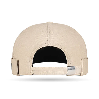 Brimless Hat for Men Women Cotton Classic Solid Color Beanie Beaded Hip Hop Hat for Outside Cycling Riding Activities