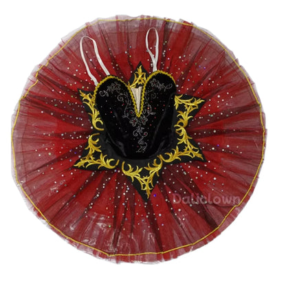 Adult Women Black Red Professional Tutu La Esmeralda Ballet Tutu Platter Pancake Tutu Dress Girls Kids Ballerina Party Costume