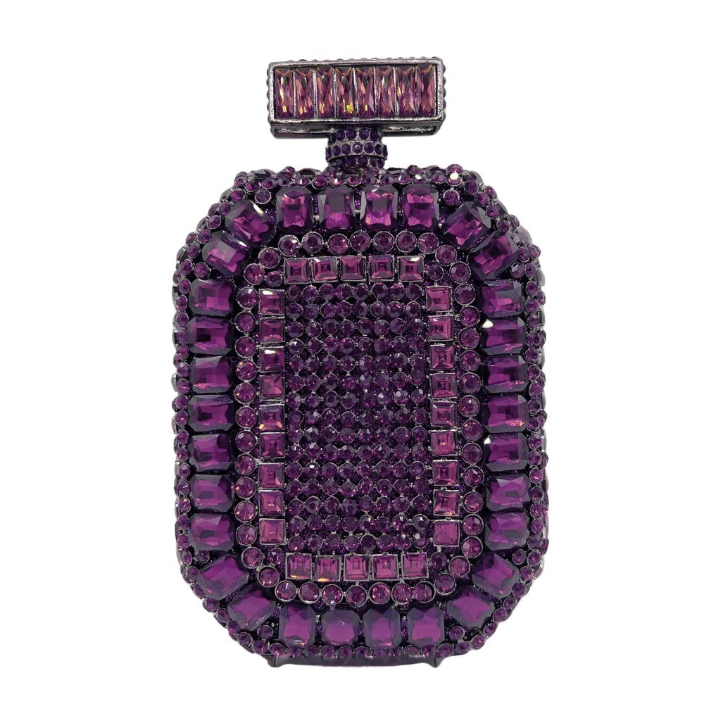 High Quality Luxury New Design Perfume Bottle Diamond Bag, Diamond Wedding Party, Handbag, Evening Bag, Crystal Clutch