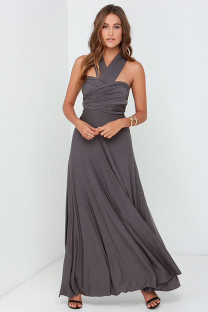 Sexy Women Multiway Wrap Convertible Boho Maxi Club Red Bandage Long Dress Party Bridesmaid Infinity Robe Longue Femme