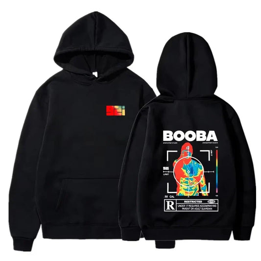 B2O Hoodies Men's Stylish Printed Long Sleeve Sweatshirts Women's Casual Harajuku Street Style Sweatshirts Pullovers Sudaderas