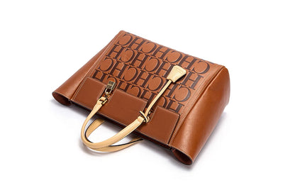 Fashion Retro Print Bucket Bag Travel Party Banquet Shoulder Bag Luxury Classic 2024 Winter Women's Large Capacity Handbag