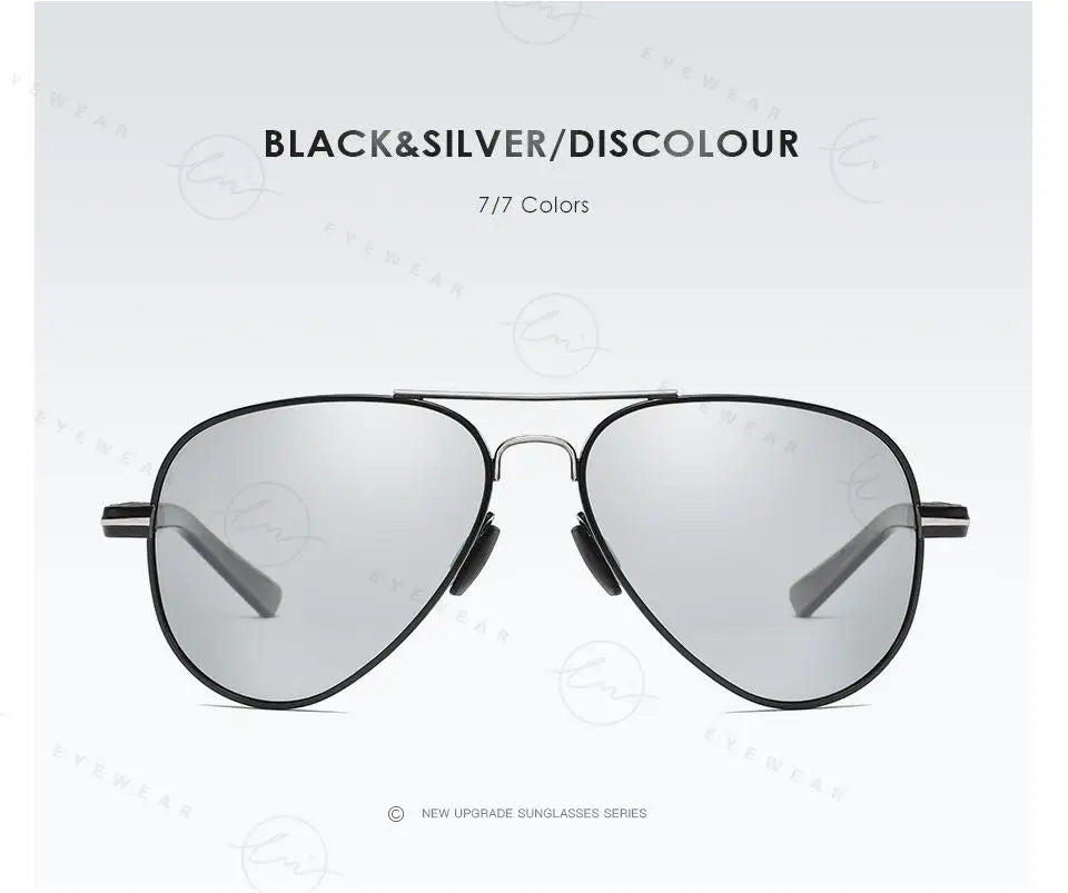 Brand Design Aviation Sunglasses Polarized Man Photochromic UV400 Glasses Woman Anti-glare Driving Goggles zonnebril heren