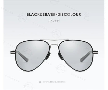 Brand Design Aviation Sunglasses Polarized Man Photochromic UV400 Glasses Woman Anti-glare Driving Goggles zonnebril heren