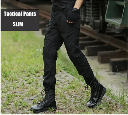 Tactical Pants Hunting Cargo Pants Men Knee Pad Training outdoors Camouflage Clothes Hunter Field Hiking Trouser Woodland
