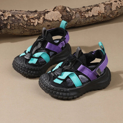 New Summer Children Sandals For Boys Breathable Kids Sport Shoes Soft Sole Fashion Toddler Boys Beach Sandals EU 21-30