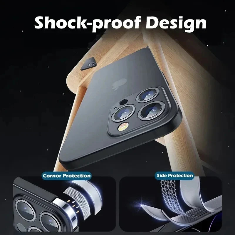 Slim Cover Cases New Ultra Thin Matte Phone Case For Iphone 11 12 13 14 15 16 17 Plus Pro Max Mini X Xr XsMax Air