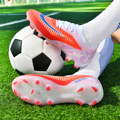 New Men Soccer Shoes Breathable Unisex Football Boots Professional Training Ultralight Wholesale Indoor Futsal Drop Shipping