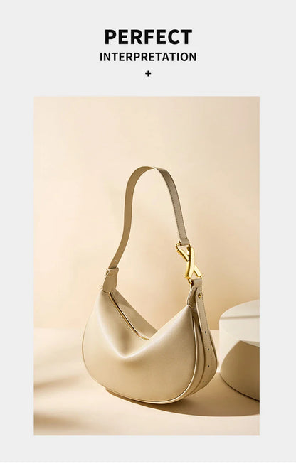 100% Genuine Leather Women's Tote Bag Luxury Brand Designer Women Shoulder Crossbody Bag High Quality Cowhide Female Handbags