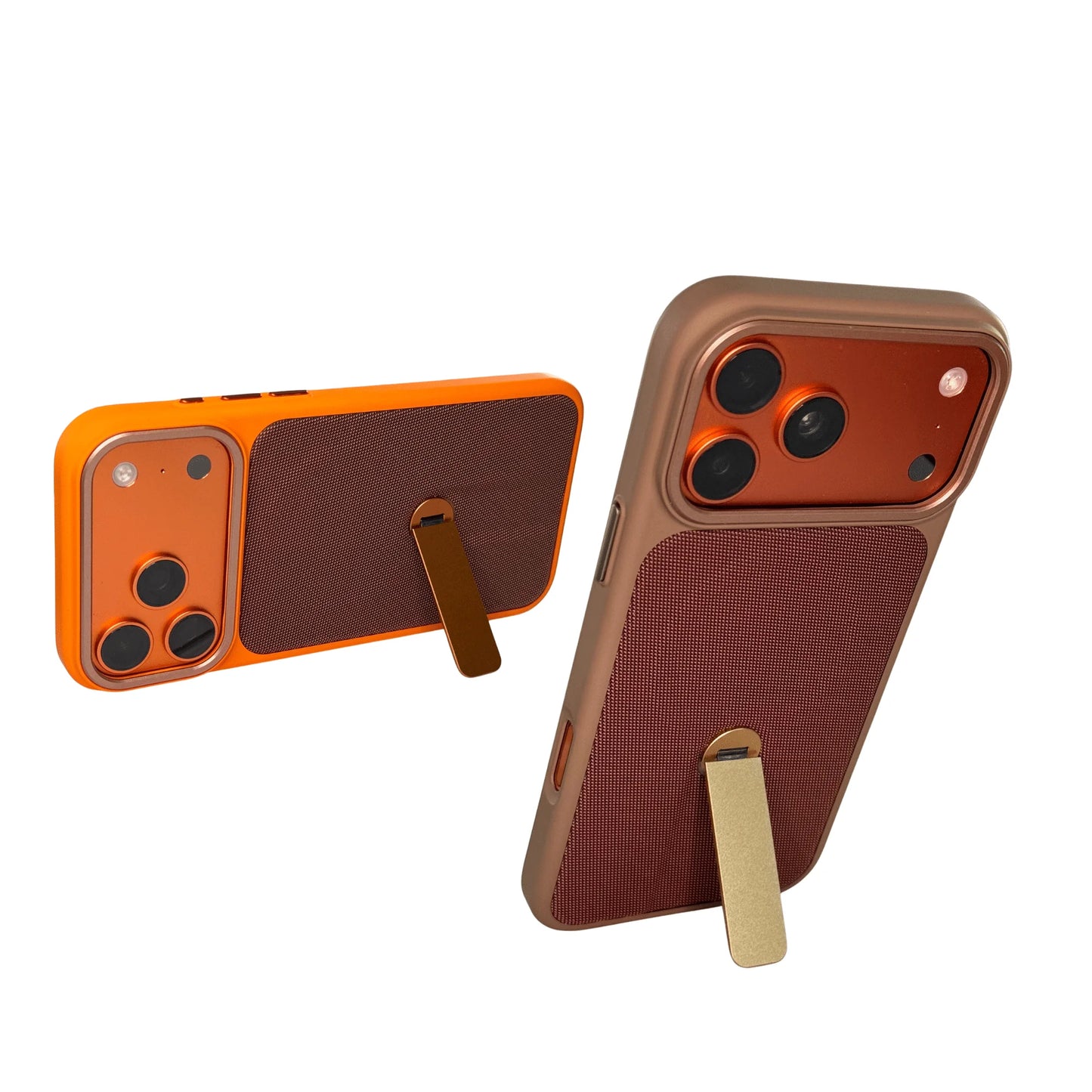 High Quality Tech Woven Magnetic Phone Cases For IPhone17 16 15 14 13 12 Pro Max Air Plus For Magsafe 360°Rotating Bracket Cover