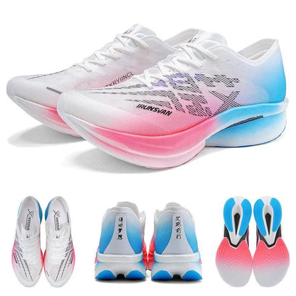 Carbon Plate Sports Shoes Marathon Professional Running Shoes Shock Absorbent Breathable Jogging Shoes Unisex 095