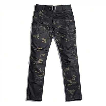 Men's Waterproof Tactical Pants Military Camouflage Combat Hiking Pants Outdoor Casual Multi Pocket Waterproof Work Pants