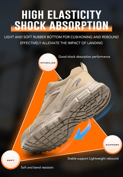 New 2025 Insulation Shoes Construction Work Boots Anti-smash Anti-puncture Safety Shoes Men Steel Toe Boots Indestructible Shoes