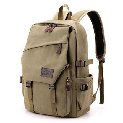 Men's large capacity travel backpack, suitable for different groups of people, adjustable shoulder strap length, multi compartme