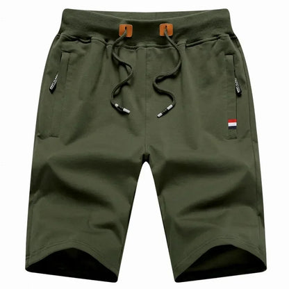 2024 New Men's Shorts Summer Breeches Cotton Casual Sweat Bermudas Men Black Homme Classic Brand Clothing Beach Shorts Male