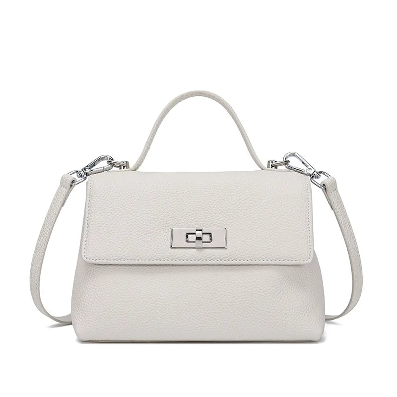 Luxury handbags female crossbody bags small square shoulder bag new fashion 2025 genuine cowhide leather satchel