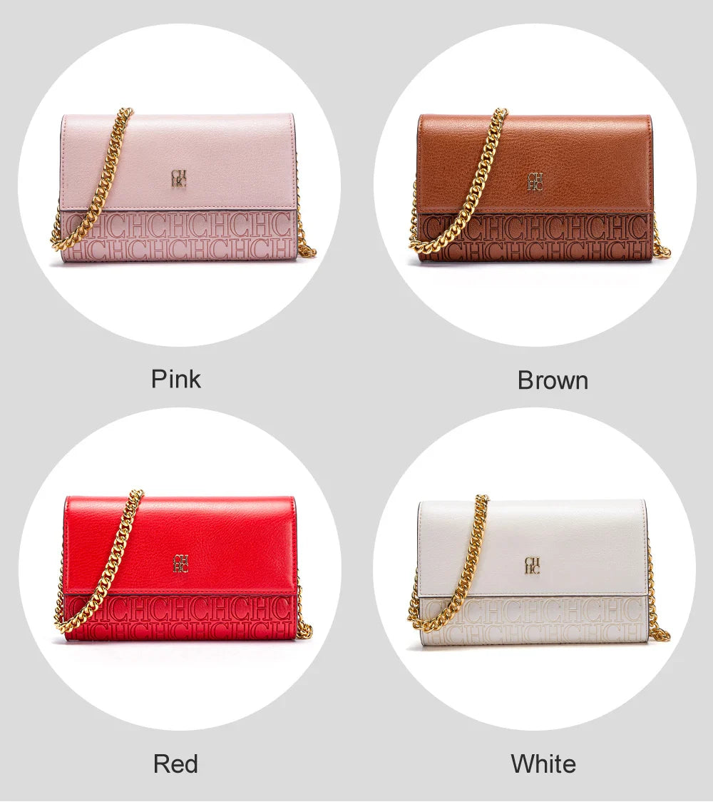 Classic Style Fashion Retro New Women's Crossbody Exquisite Craftsmanship Letters Printing Design Simple Versatile Chain Bag