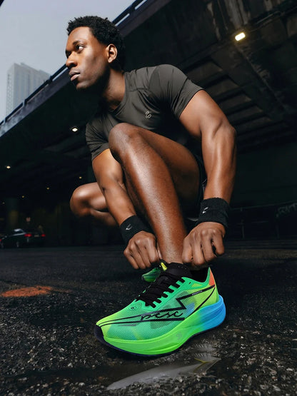 Running Shoes Carbon Board Marathon Men Speciality Sports Breathable Lightweight Women's Comfortable Athletic Chunta Sneakers