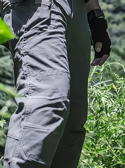 Men's Outdoor Tactical Pants Men Clothing Multi Pocket Outdoor Hunting Clothes Hiking Sweatpants Water-repellent, Wear-resistant
