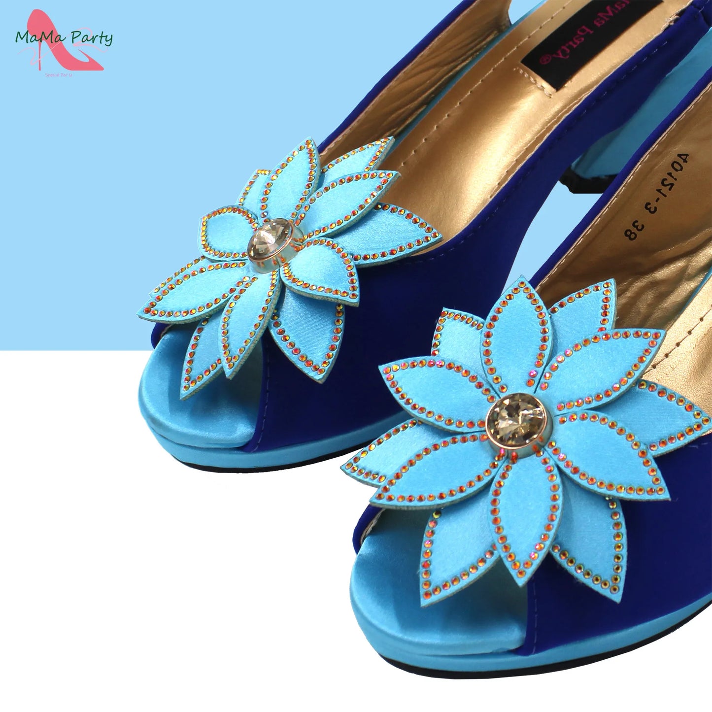 2024 New Arrivals Fashion Italian Design African Shoes and Bag to Match Comfortable Square Heels for Party in Fuchsia Color