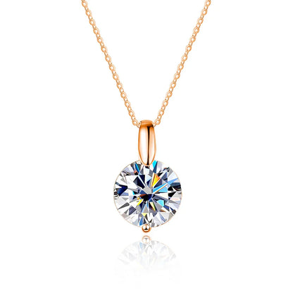 D VVS1 Moissanite Necklace Diamond Pandent 1-3ct GRA Certified s925 Sterling Silver 18k Necklaces for Women Dainty Gift