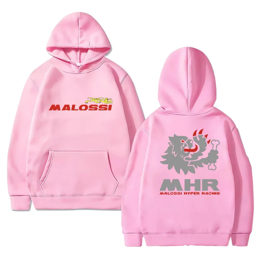 Hot Sale New in Malossi Theme Graphic Hoodie 2025 Men Women harajuku Hip Hop Y2k streetwear Unisex Fleece Long sleeve pullover