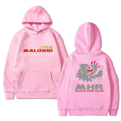 Hot Sale New in Malossi Theme Graphic Hoodie 2025 Men Women harajuku Hip Hop Y2k streetwear Unisex Fleece Long sleeve pullover