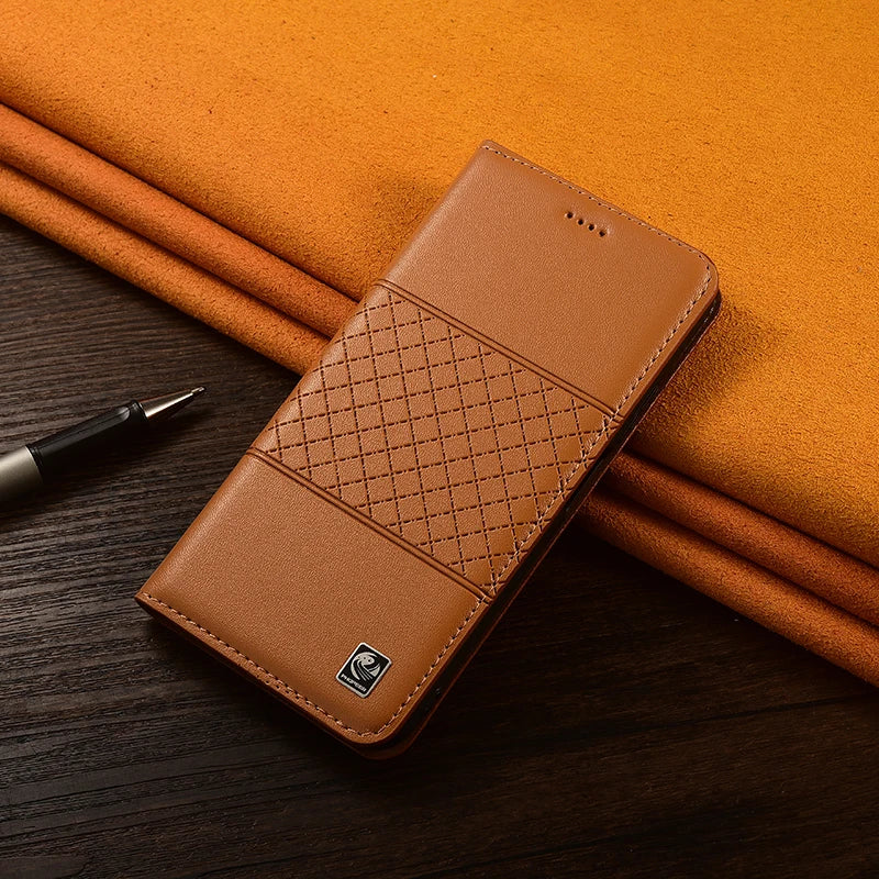 Genuine Leather Case Book For Apple iPhone 17 AIR 16 E 15 14 13 Plus Pro Max Mini Pro Max Plus Flip Wallet Phone Cover