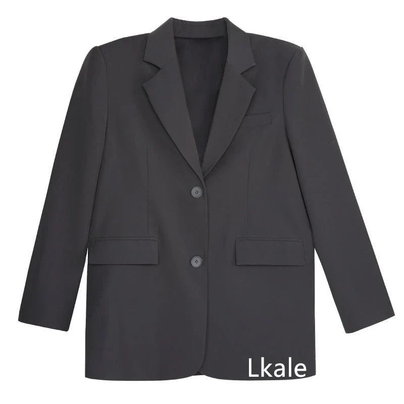 Women's Suit Coat 2025 Spring Autumn Temperament Split Design Sense Ladies Blazer Jacket Elegant Korean Version Lady Outerwear