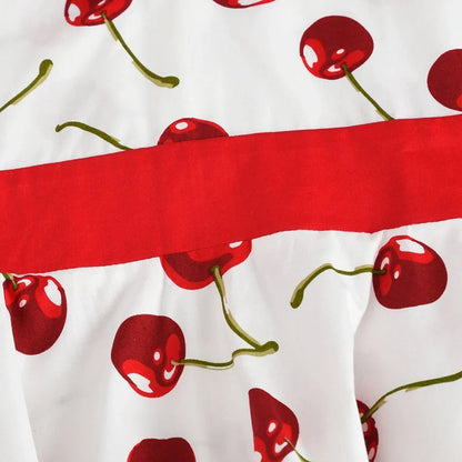 LPATTERN Girls' Vintage Rockabilly Dress Party Retro Polka Dot Floral Pattern A-line Dresses Pleated Skirt Knee-Length for 4-10Y