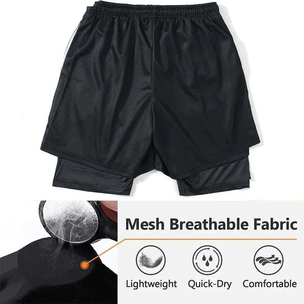 Anime 3D Printed Men's Compression Set short Sleeve Gym Top+Workout Shorts Quick Drying Breathble Athletics Rash Guard Set