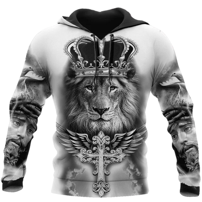 Spring and Autumn Tiger Lion Tattoo 3D Printed Men's Hoodie Unisex Harajuku Fun Hip Hop Sweatshirt Street Essential Oversized