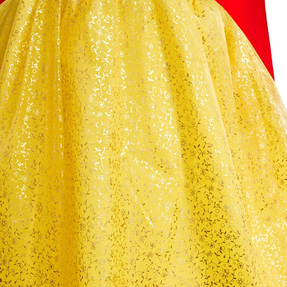 Children Snow White Cinderella Aurora Anna Elsa Costume Girl Cosplay Dress Kids Encanto Mirabel Little Mermaid Halloween Clothes