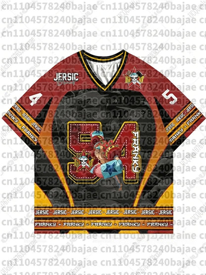 2026 Anime One Piece Luffy Special Edition Football Jerseys For Adult/Kids Summer Casual Harajuku Tees Luffy Tshirts Fans Tops