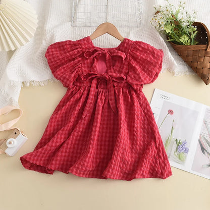 Bear Leader Girls Elegant Dresses 2025 New Summer Kids Party Costumes Girl Floral Princess Outfits Children Vestidos Clothing