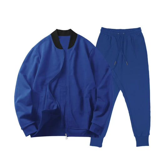 2025 Men's Fitness Sports Style Outdoor Casual Zipper Set In Stock