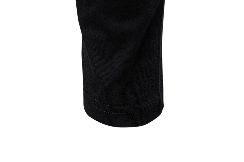 High Quality Men's long sleeve t-shirt Fashion pure 100% cotton henley collar T shirt man polera manga larga hombre