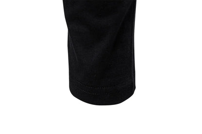 High Quality Men's long sleeve t-shirt Fashion pure 100% cotton henley collar T shirt man polera manga larga hombre